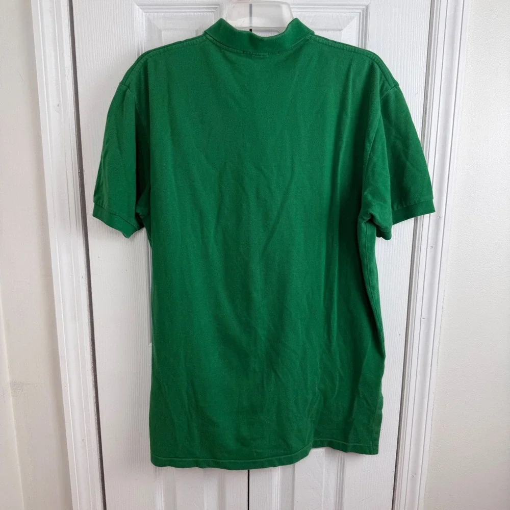 Polo‎ Ralph Lauren Men Green Short Sleeve Classic Polo Shirt Preppy Pony Logo
